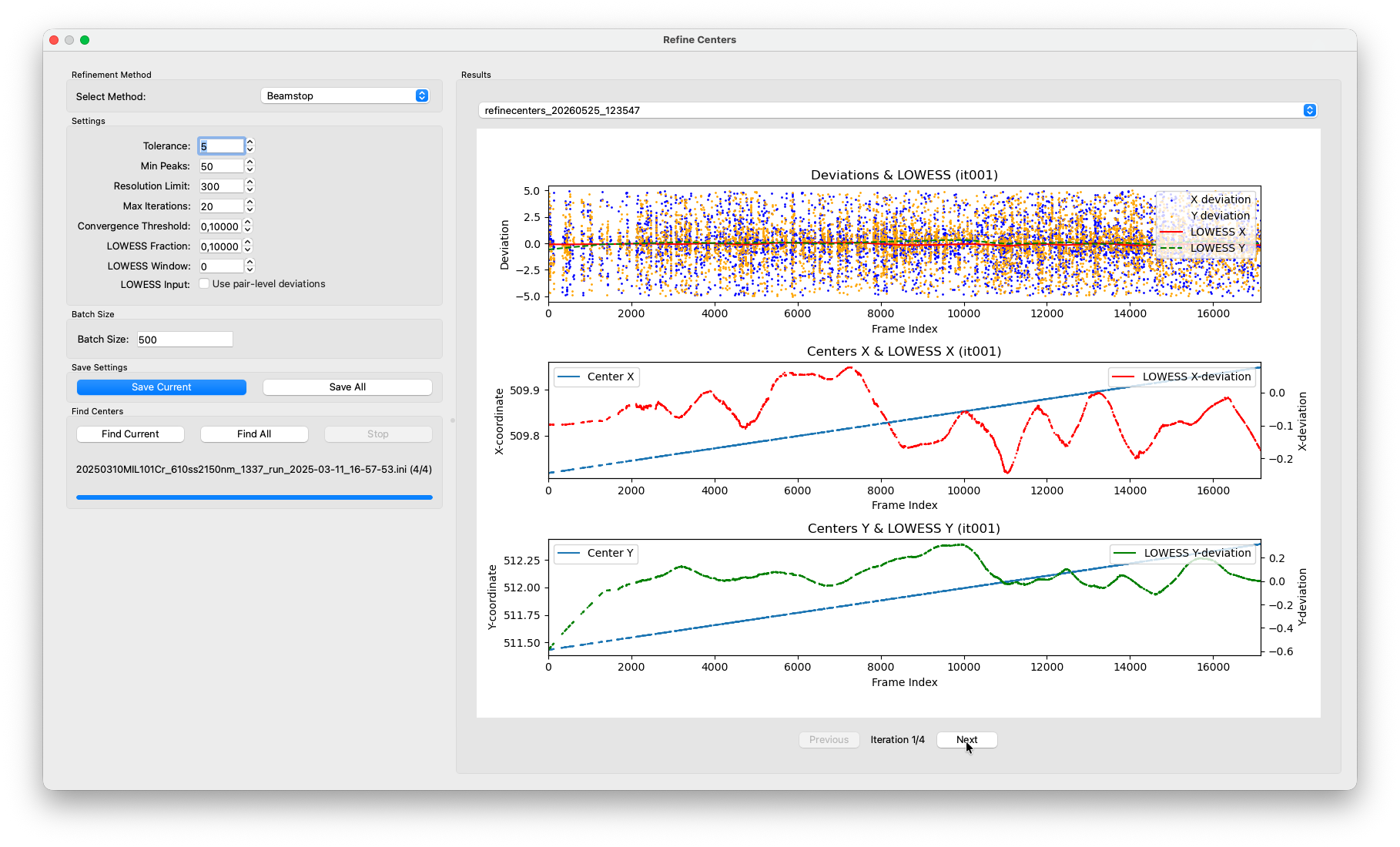 Refinement iteration 1