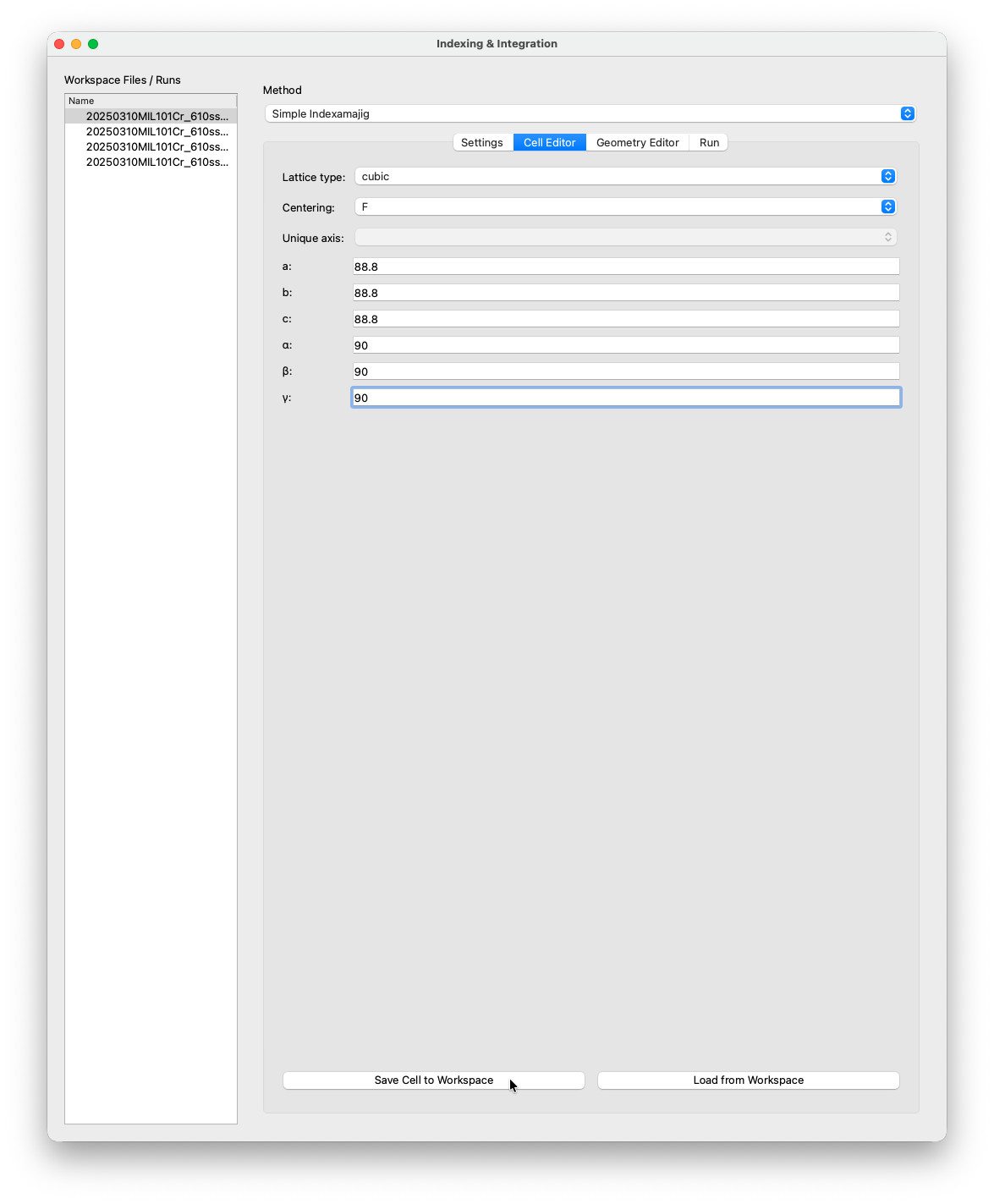 Cell Editor